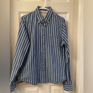 Hollister long sleeve men’s shirt size medium blue